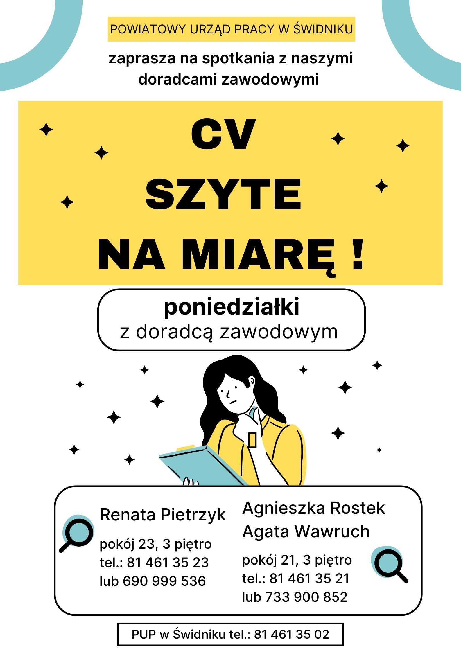 Zdjęcie artykułu „CV szyte na miarę” czyli indywidualne spotkania z doradcami zawodowymi