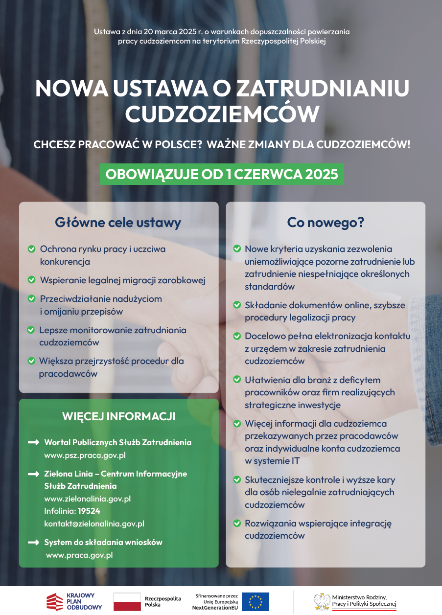 Zdjęcie artykułu Nowa Ustawa o zatrudnianiu Cudzoziemców