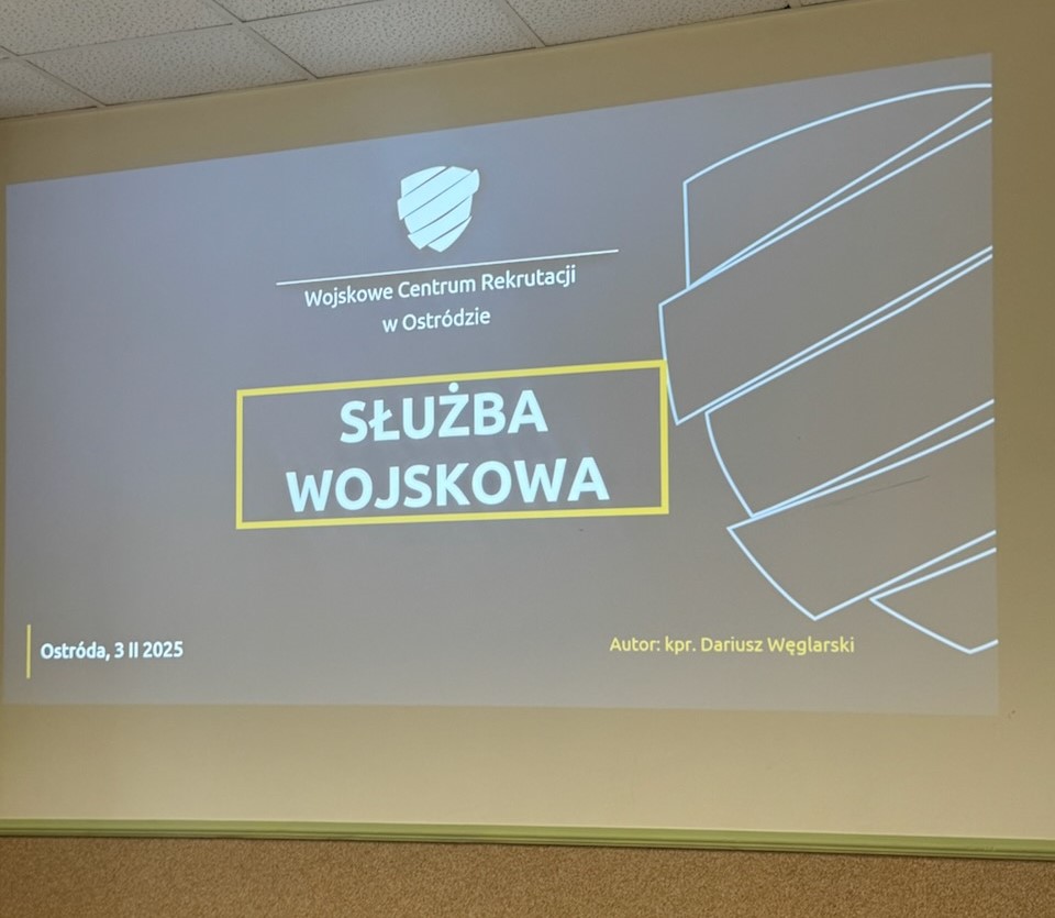 Zdjęcie artykułu Spotkanie z przedstawicielami Wojskowego Centrum Rekrutacji w Ostródzie.