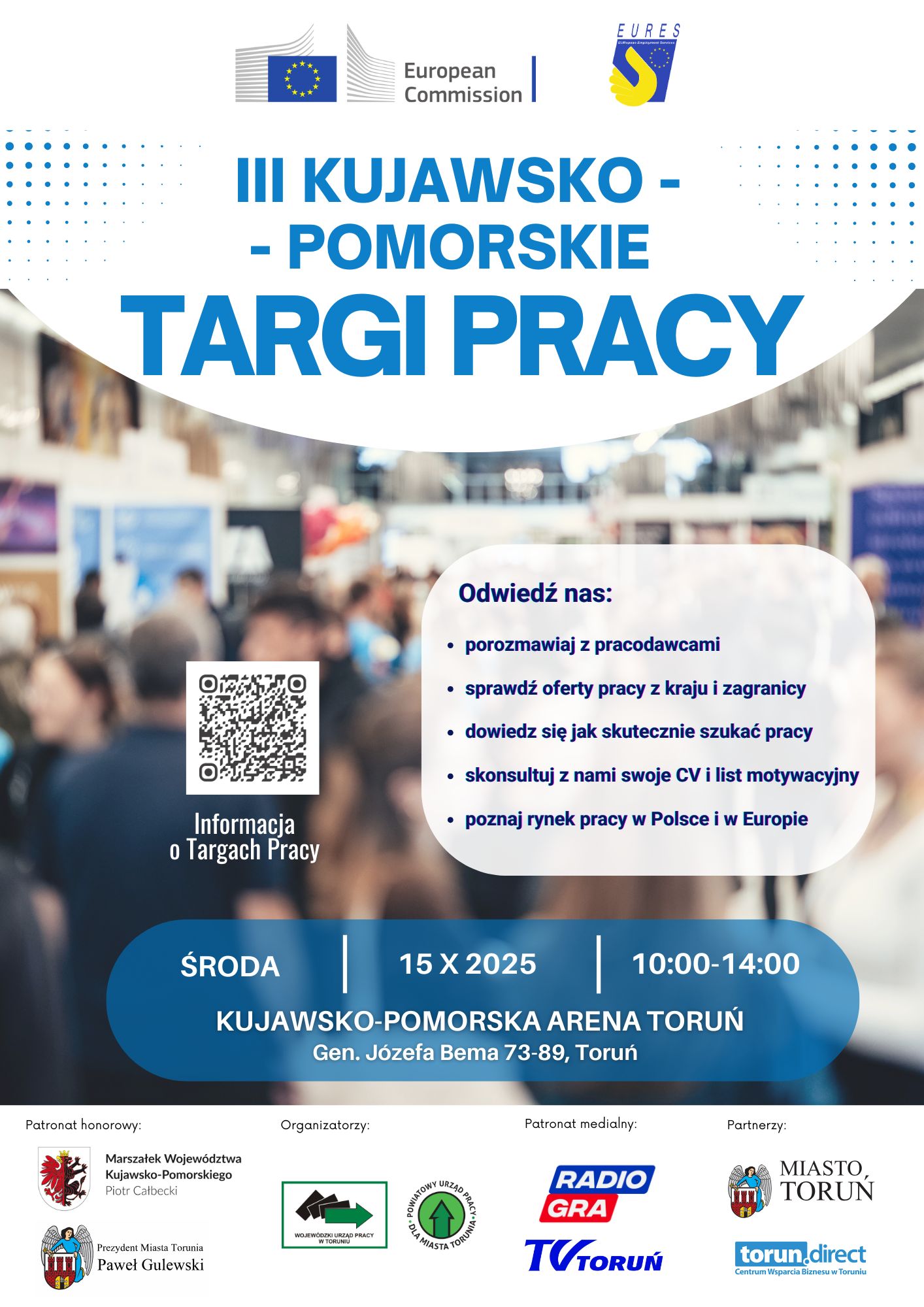 Zdjęcie artykułu III Kujawsko-Pomorskie Targi Pracy w Toruniu