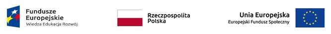 Logo Funduszy Europejskich, Flaga Polski, Logo Unii Europejskiej