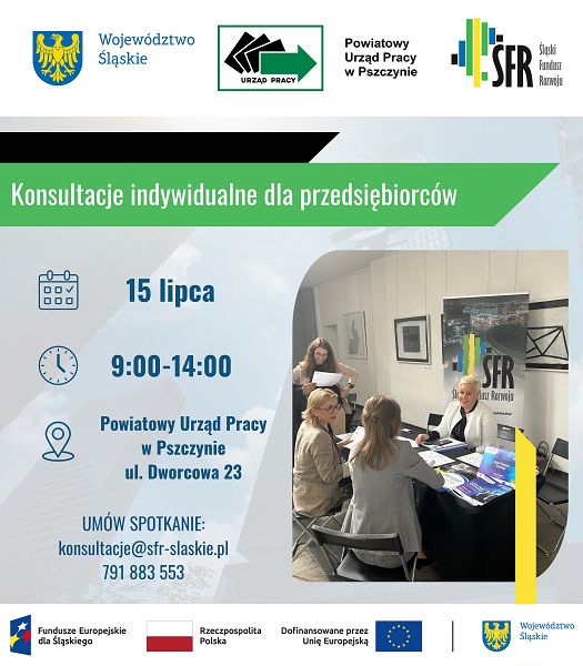 Zdjęcie artykułu Konsultacje indywidualne dla przedsiębiorców z Śląskim Funduszem Rozwoju